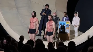 Video: Keanu Reeves and Alex Winter Present Jamie Lloyd-Inspired Halloween Costumes