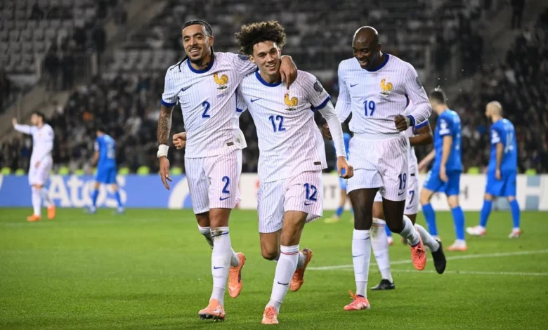 Vidéo : les buts français de la première période contre l'Azerbaïdjan en qualifications pour la Coupe du monde 2026