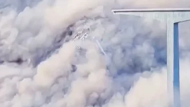 Video shows collapse of newly built bridge in China