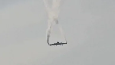 Video shows moment of Turkish military plane crash in Georgia