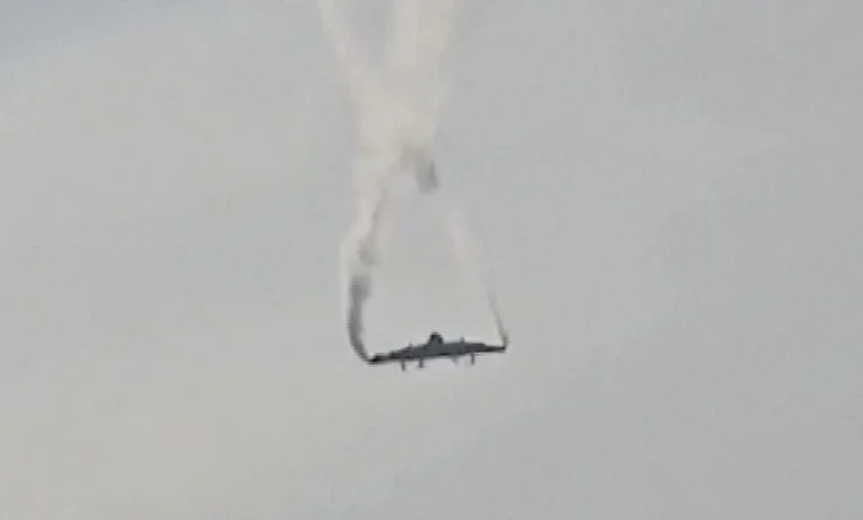 Video shows moment of Turkish military plane crash in Georgia