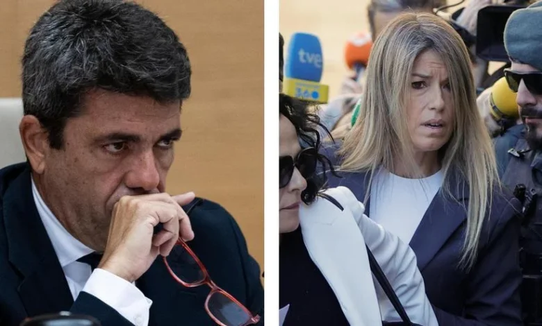 Vilaplana acompañó con su coche a Mazón hasta las proximidades del Palau