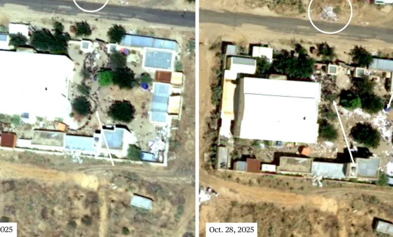 Visible from space, bloody sands expose the slaughter of tens of thousands in Sudan