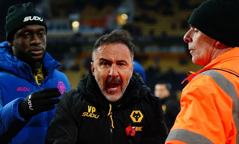 Vitor Pereira sacked as Wolves manager just weeks after signing new contract, as club remains winless and bottom of the Premier League