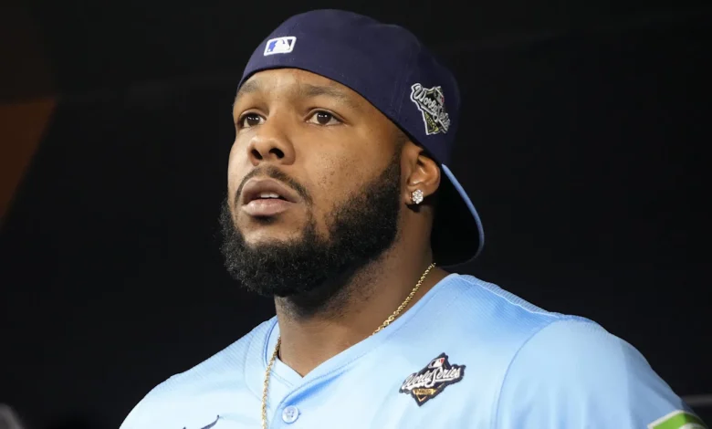 Vlad Guerrero Jr.’s wife Nathalie stuns in preppy ‘27’ fit for Blue Jays’ Game 6