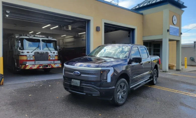 Volunteer Firefighter Relies on Unexpected Partner - His F-150 Lightning