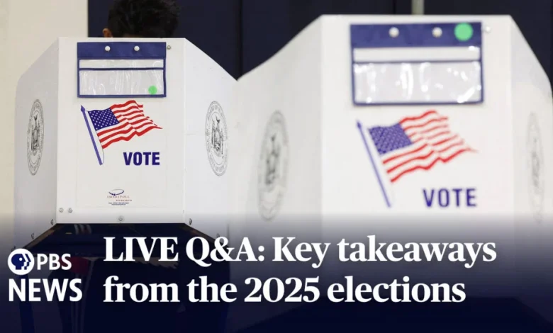 WATCH LIVE: Key takeaways from the 2025 elections