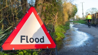 WATCH: Roads closed as flooding continues in Offaly