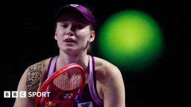 WTA Finals: Elena Rybakina completes group clean sweep with win over Ekaterina Alexandrova