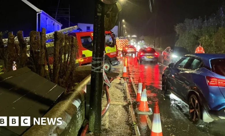 Wales weather: Widespread flooding and disruption as heavy rain hits