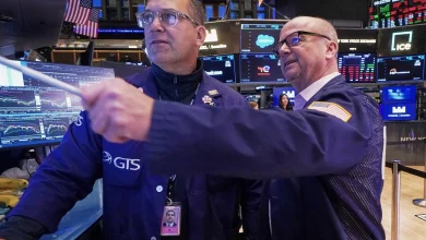 Wall Street drops again as Nvidia, bitcoin and other stars keep swinging