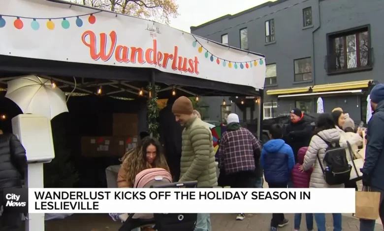 Wanderlust kicks off the holiday season in Leslieville