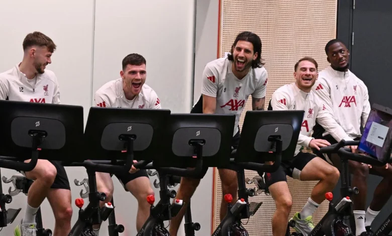 Warm-down photos: Liverpool recover after Anfield victory over Real Madrid