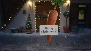 Watch: Aldi marks decade of Kevin the Carrot with romantic Christmas ad