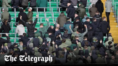 Watch: Celtic fans boo Remembrance Sunday silence