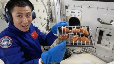 Watch Chinese astronauts enjoy '1st ever space BBQ' from Tiangong's brand-new oven (video)