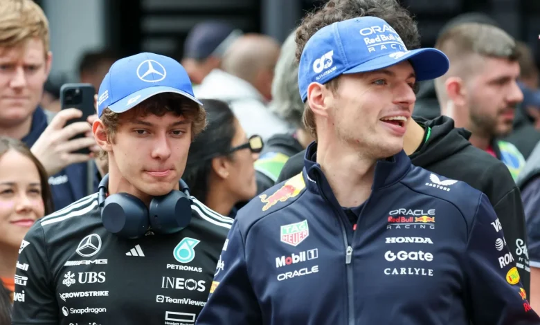 Watch: Max Verstappen left shocked when Kimi Antonelli told him he finished P5 in the F1 Las Vegas GP