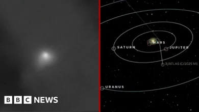 Watch: Nasa releases new images of interstellar comet 3I/ATLAS