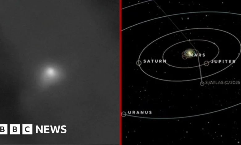 Watch: Nasa releases new images of interstellar comet 3I/ATLAS