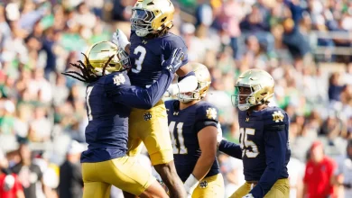 Watch: Notre Dame DB Jalen Stroman has a pick-six against Syracuse