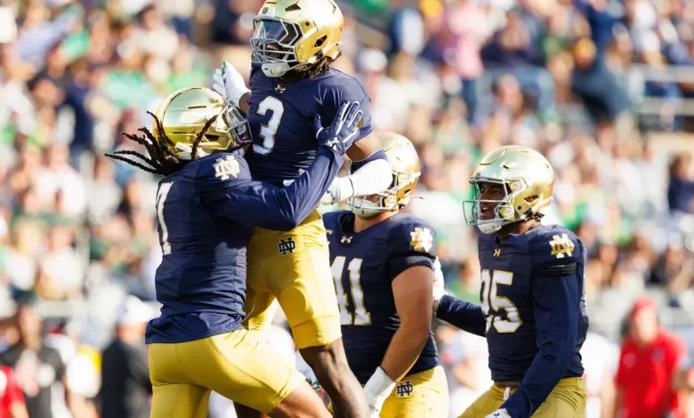 Watch: Notre Dame DB Jalen Stroman has a pick-six against Syracuse