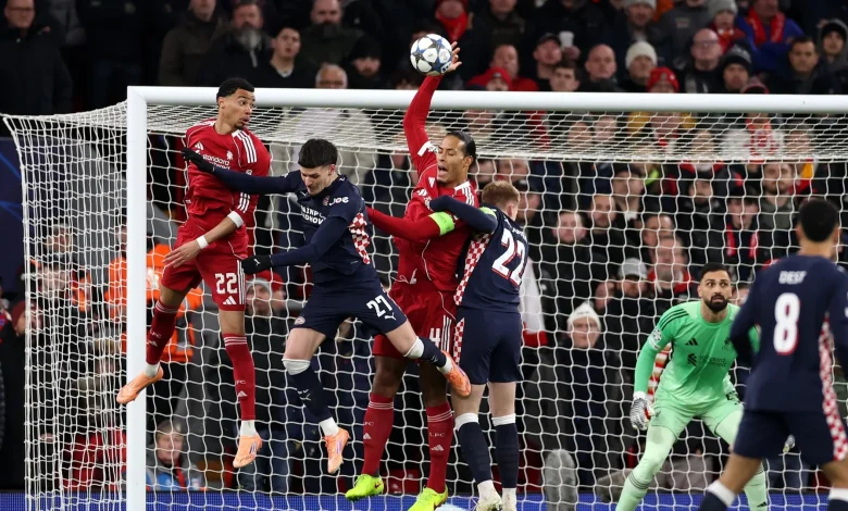 Watch Van Dijk's 'basketball' moment as Liverpool give away Champions League pen