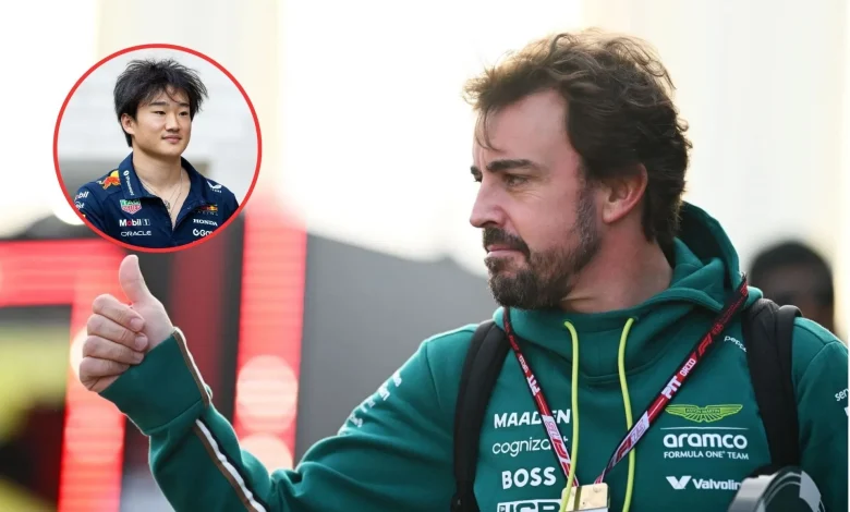 Watch: Yuki Tsunoda seen going up to Fernando Alonso and apologising to him after impeding him during F1 Qatar GP sprint shootout