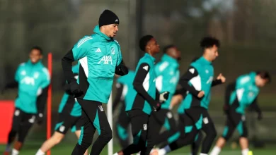 Watch again: Liverpool in training for PSV Eindhoven meeting