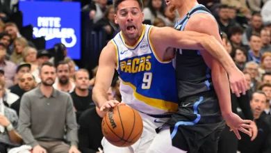 Watch the Pacers' T.J. McConnell confront the much bigger Dillon Brooks, draw a technical