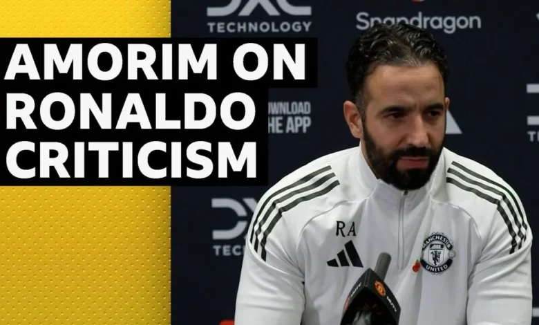 'We are changing things' - Amorim responds to Ronaldo comments