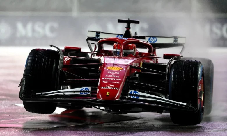 “We are struggling like crazy” – Charles Leclerc frustrated by Ferrari’s wet F1 pace