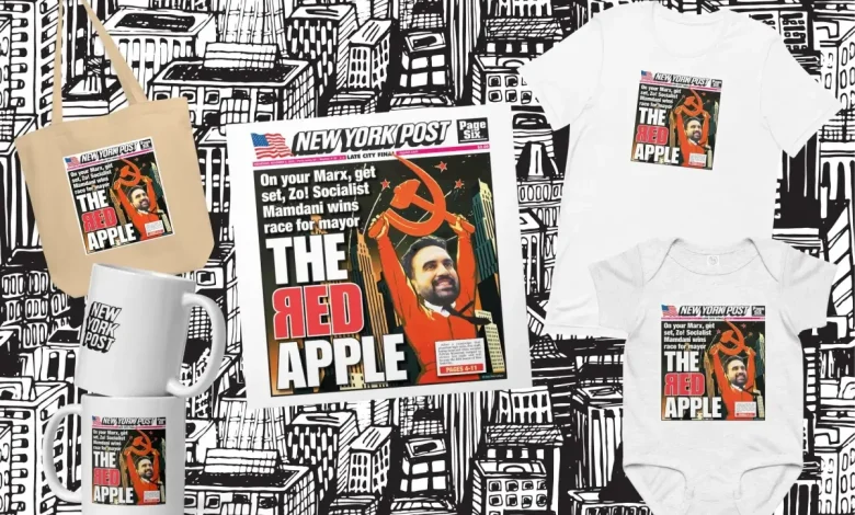 We turned our pun-filled mayor Mamdani cover into commemorative merch