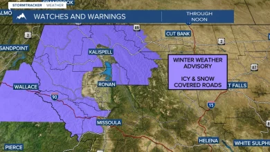Weather Forecast: Rain and snow this morning