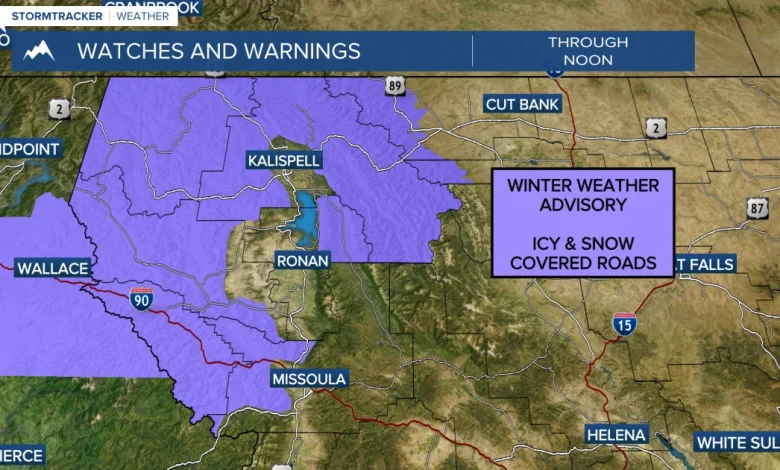 Weather Forecast: Rain and snow this morning
