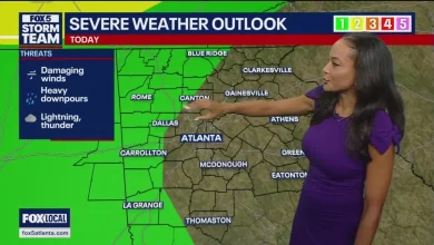 Weekend storms for metro Atlanta before first hard freeze on Monday