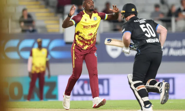 West Indies edge New Zealand despite Santner brilliance