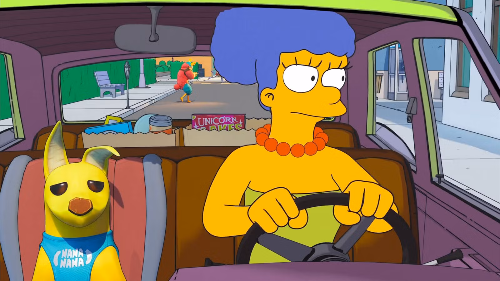 What are the new map and weapon loot pool changes in the Fortnite Simpsons mini season?