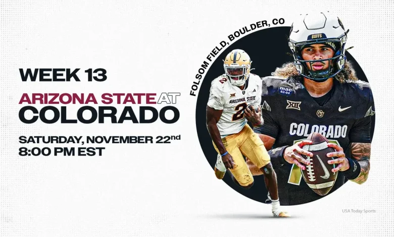 What channel is Colorado vs. Arizona State on today? Time, TV schedule