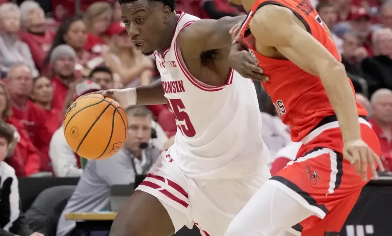 What channel is Wisconsin basketball vs Ball State on tonight?