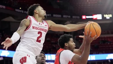 What channel is Wisconsin basketball vs Northern Illinois on tonight?