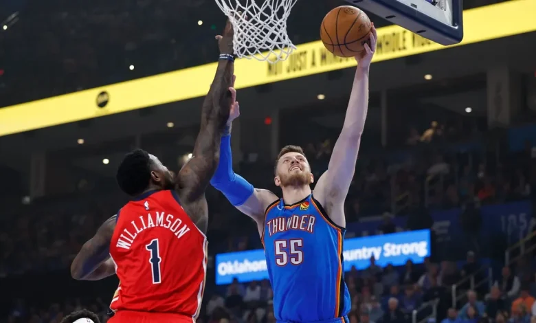 What did Jaylin Williams, Isaiah Hartenstein frontcourt show in win over Pelicans?