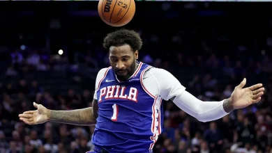 What happened to Andre Drummond? Live injury updates for 76ers vs. Nets on 11/28/25