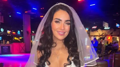 What happens in Vegas.... Laura Fox lives it up in with hilarious antics on wild hen party