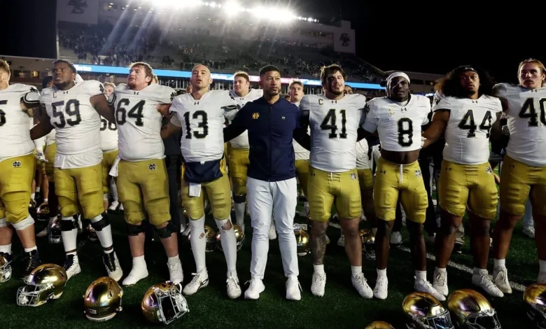 What the College Football Playoff Top 25 means for Notre Dame’s path back to the bracket