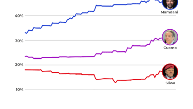 What the latest polls are showing in the Mamdani vs Cuomo NYC mayoral race