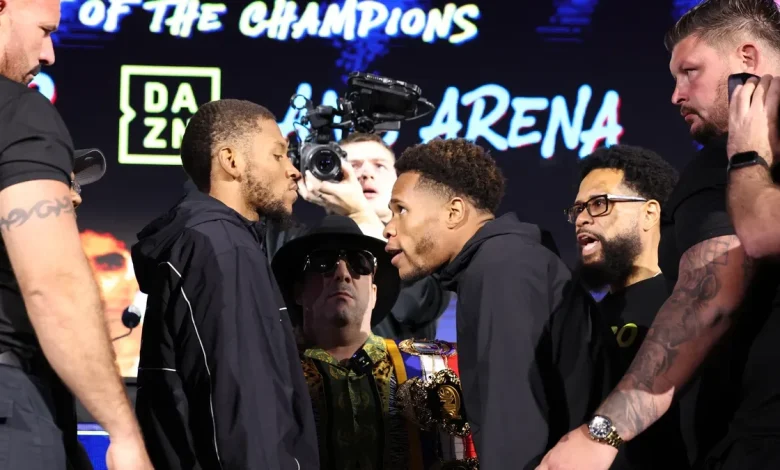 What time does Devin Haney fight against Brian Norman Jr.? Ring walks for event