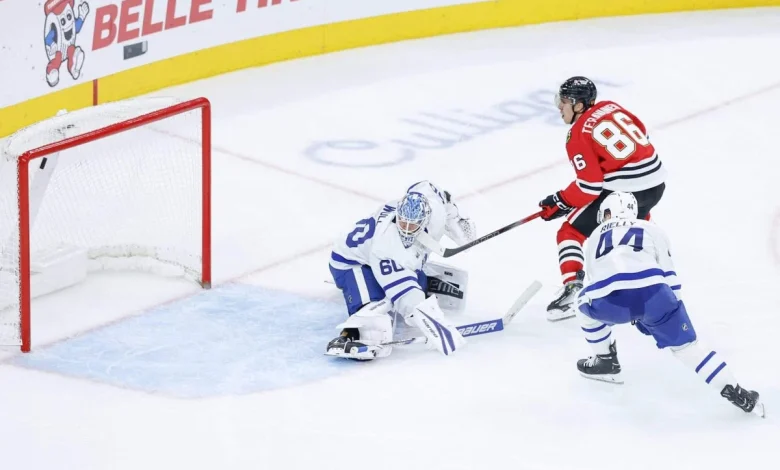 What we saw from Leafs’ loss to Blackhawks: Joseph Woll’s return, Philippe Myers’ errors