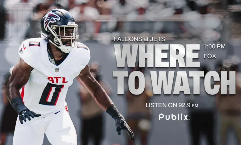 Where to watch Atlanta Falcons at New York Jets
