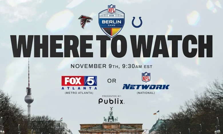 Where to watch Falcons vs. Colts