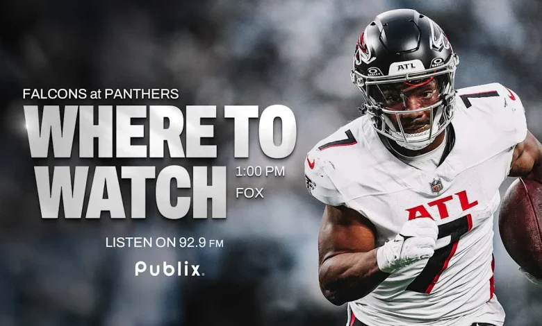 Where to watch Falcons vs. Panthers